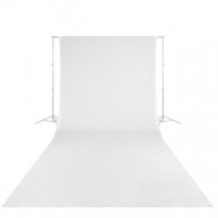 E-Image WOB2002-WHITE - Λευκό Υφασμάτινο Φόντο 3x5m