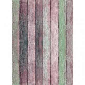 Westcott X-Drop 5' x 7' Rose Pastels Rustic Wood Matte Vinyl Backdrop