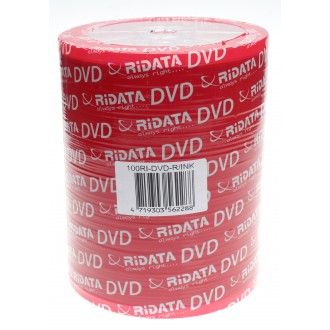 Ridata DVD-R Εκτυπώσιμα, 100 τεμάχια Shrink