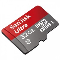 SanDisk SDSQUNC-032G-GN6MA Ultra Android micro DFHC/MicroSDXC 32GB + SD Adapter