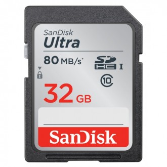 SanDisk SDSDUNC-032G-GN6IN Ultra SD 32GB 80MB/s C10
