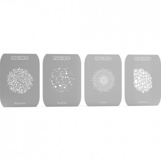 MagMod MagMask Pattern 2 – Σετ 4 pattern για χρήση με το MagBeam Modifier