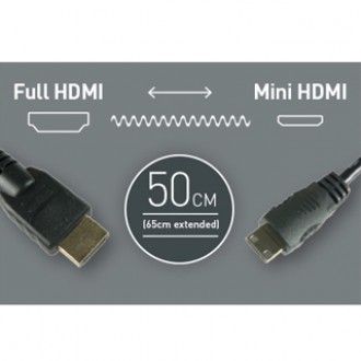 Atomos Σπιράλ Καλώδιο 30cm - Full HDMI to Mini HDMI