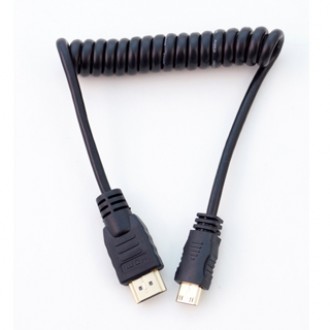 Atomos Σπιράλ Καλώδιο 30cm - Full HDMI to Mini HDMI