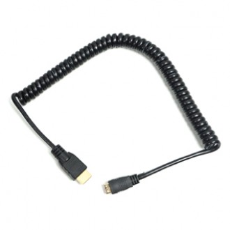 Atomos Σπιράλ Καλώδιο 50cm - Full HDMI to Mini HDMI