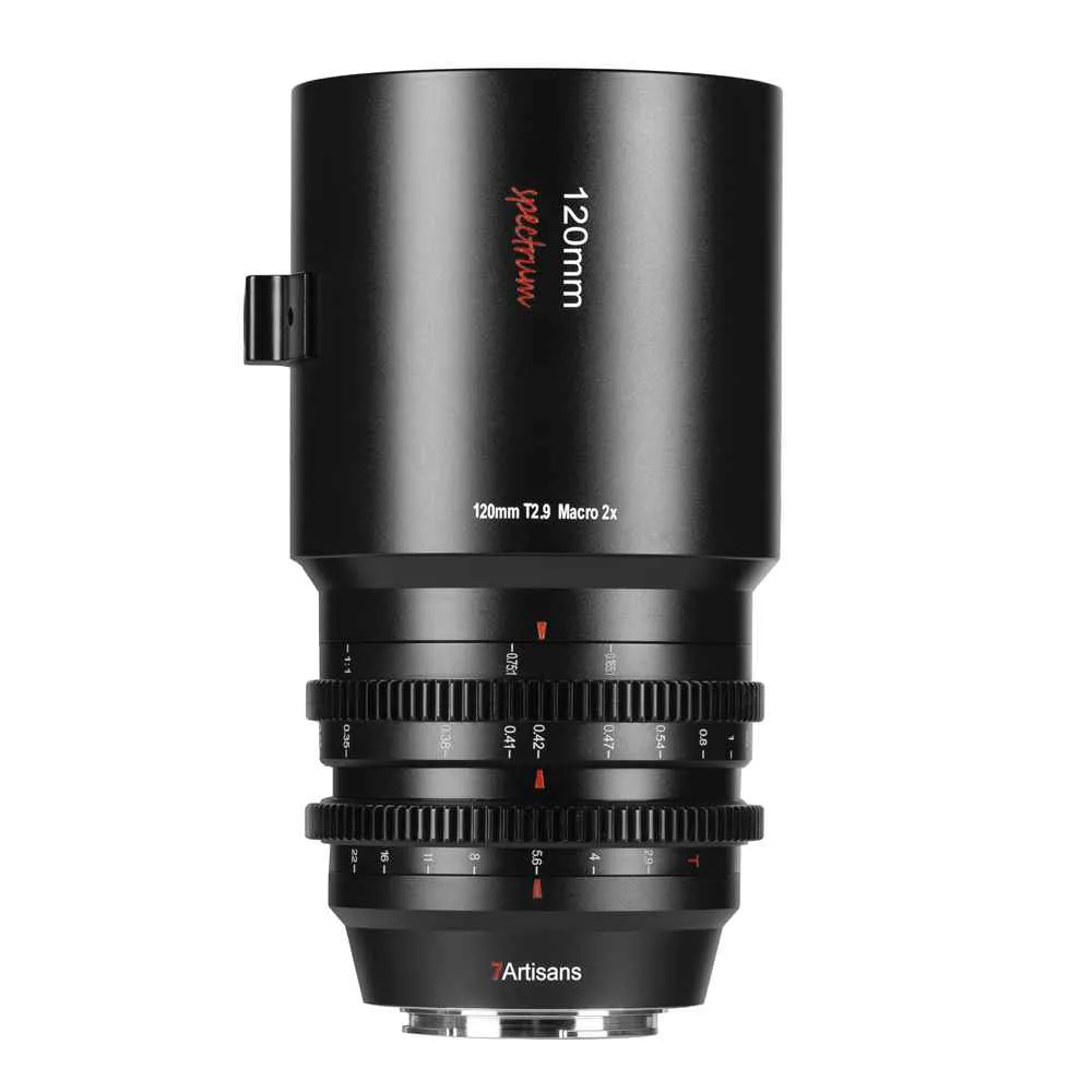 7artisans-120mm-t29-spectrum-cine-macro-2x-leica-l-01 7artisans 120mm T2.9 Macro 2x L - Image 1
